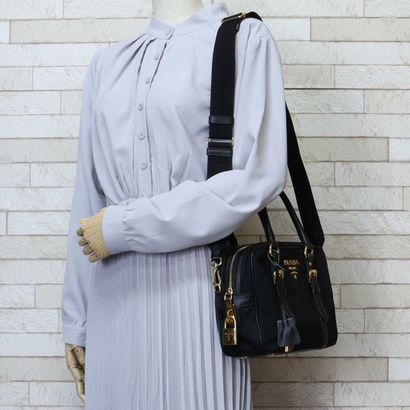 Prada Nylon Shoulder  Black Bag - Picture 1 of 7